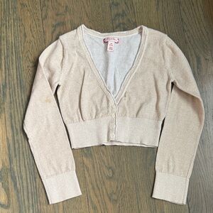 Ruby & Bloom Cream Cardigan Sweater